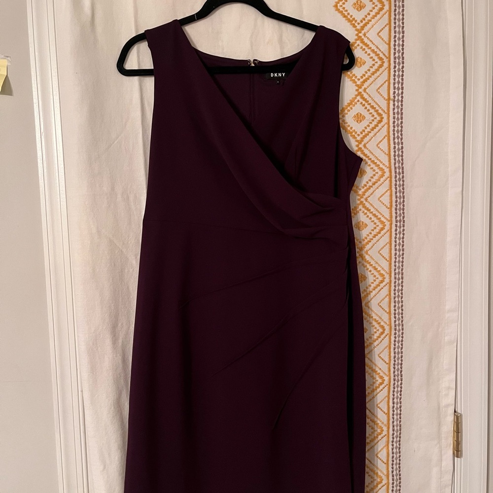 Dark purple DKNY dress